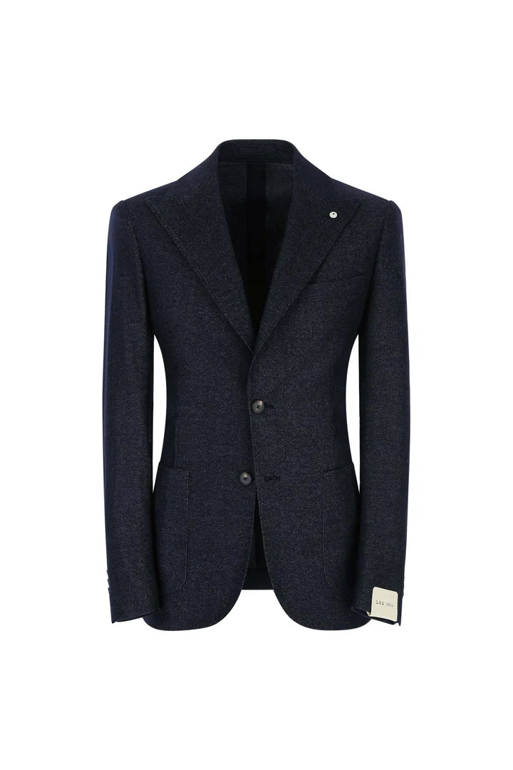 Giacca Steve blu melange LBM1911 64512