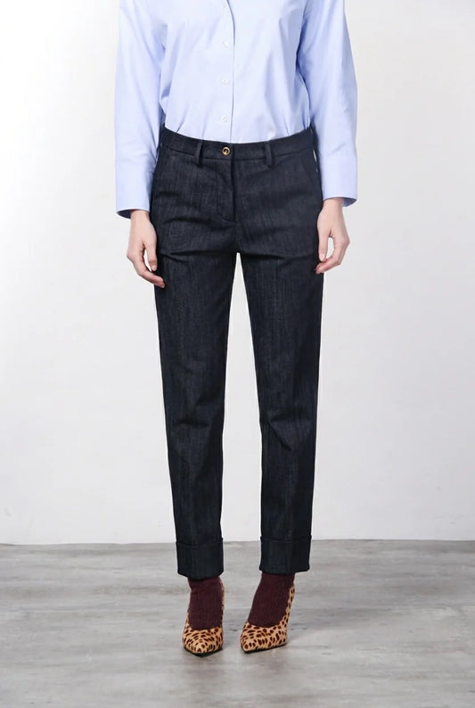 Pantalone chino in denim MASON'S DTE017DONNA
