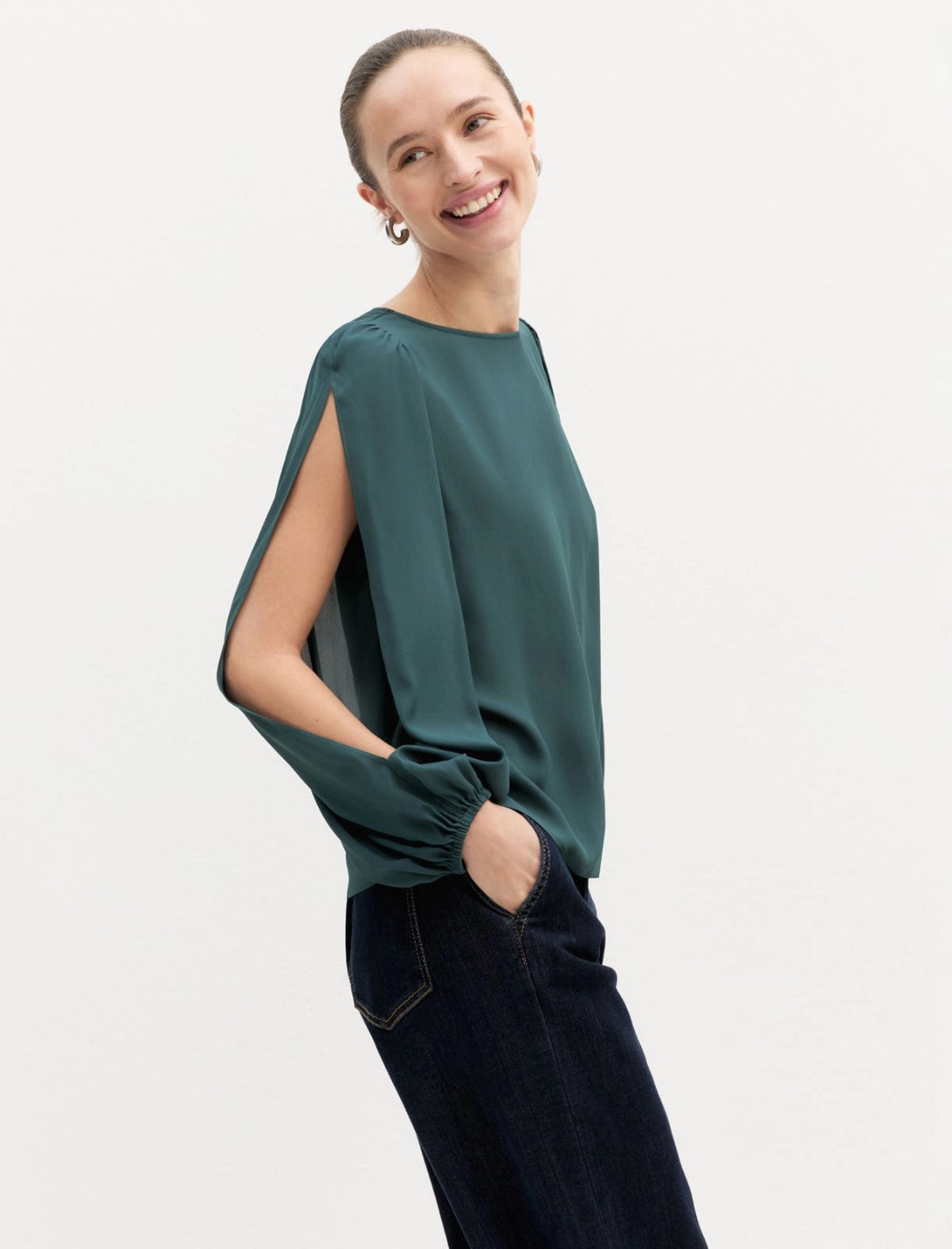 Blusa in crepe di viscosa EMME EMMCANAPA