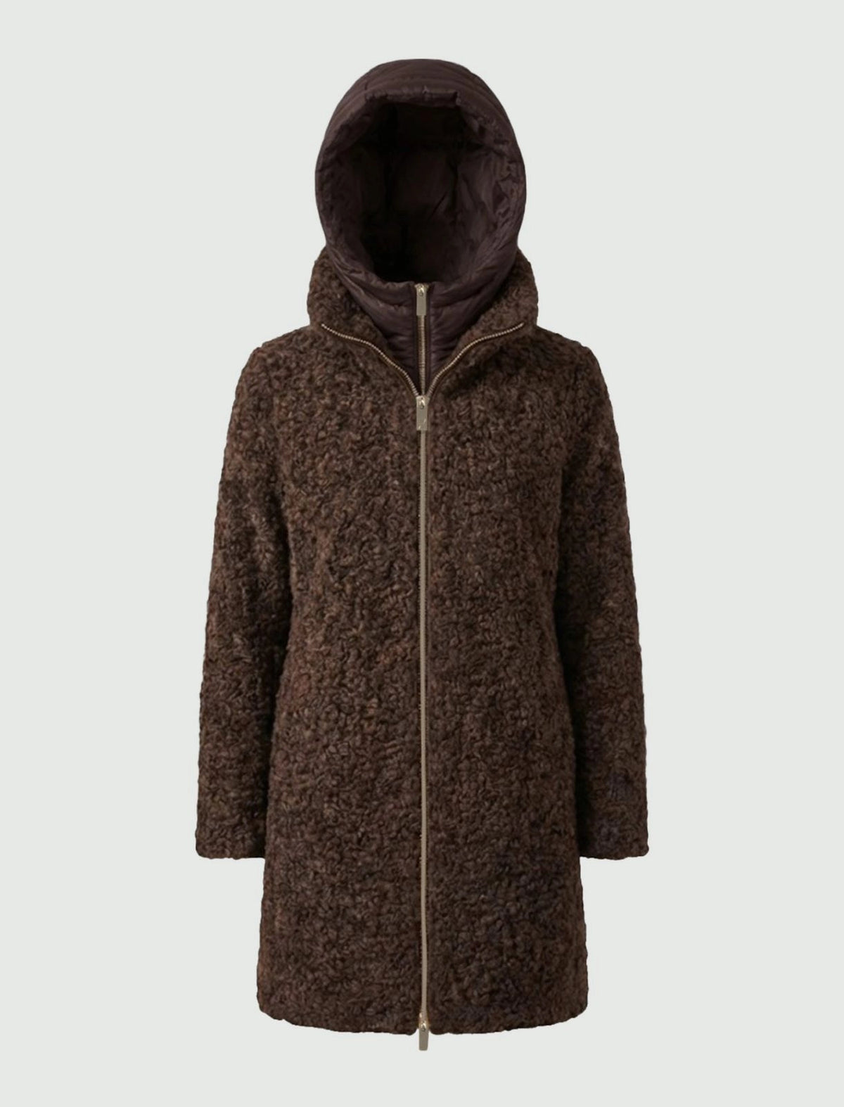 Cappotto con cappuccio e pettorina EMMECAREZZA