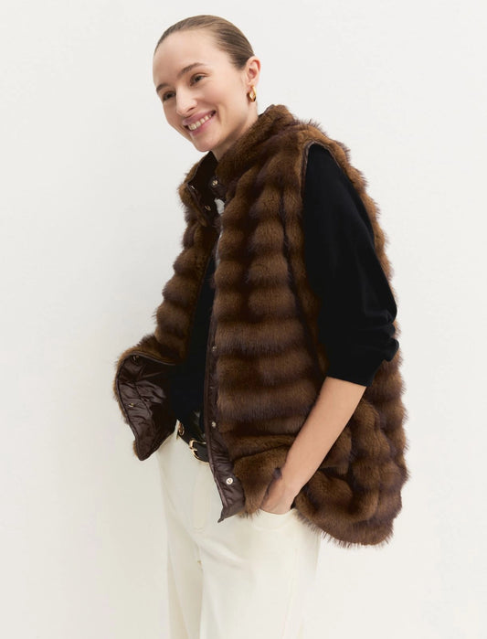 Gilet in jersey cognac EMME EMMBACCANO