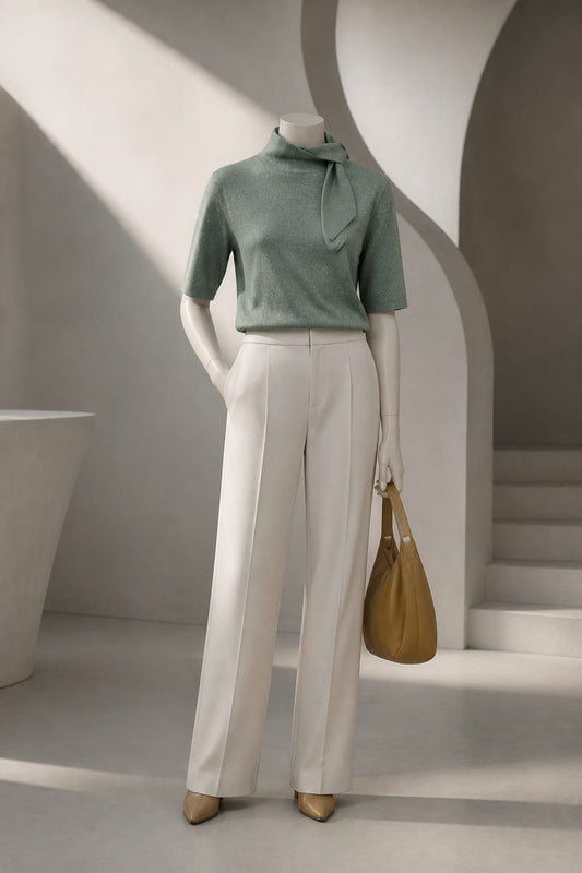 Maglia in lurex manica corta EMME EMMMAGGIO