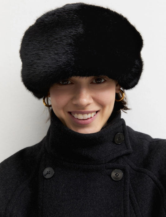 Berretto con bordo furry EMME EMMOLIVETO