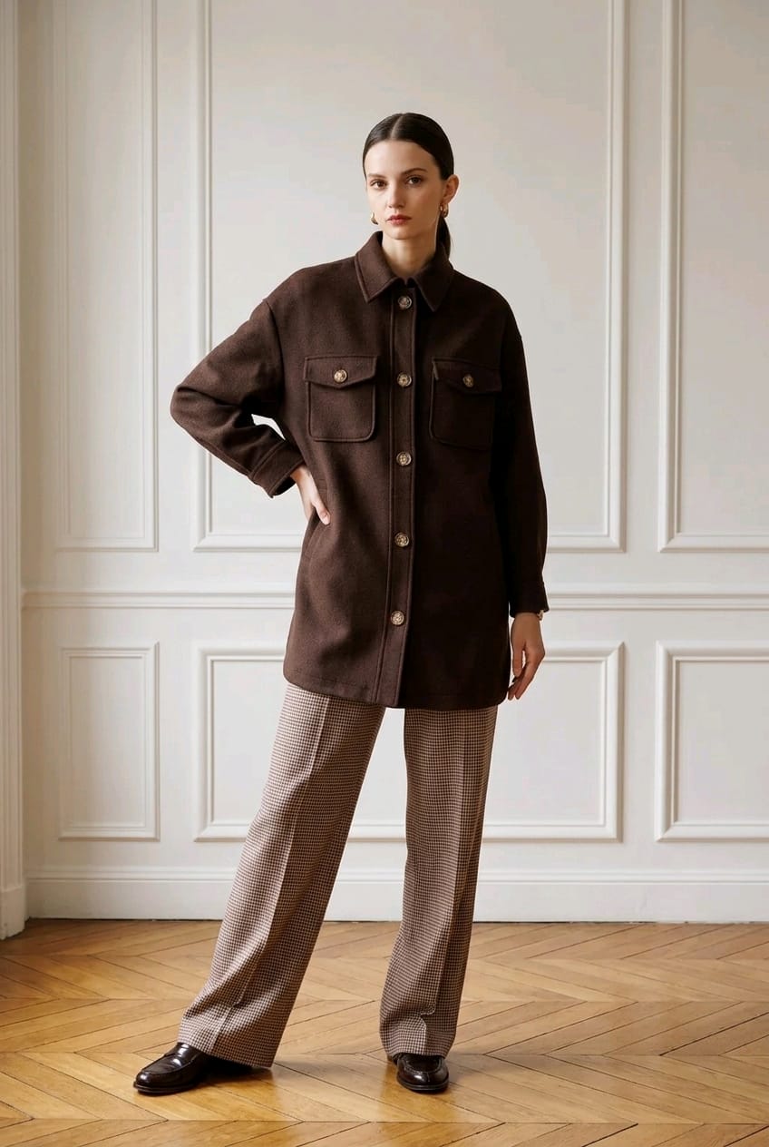 Giacca overshirt in panno DIANA GALLESI 8009