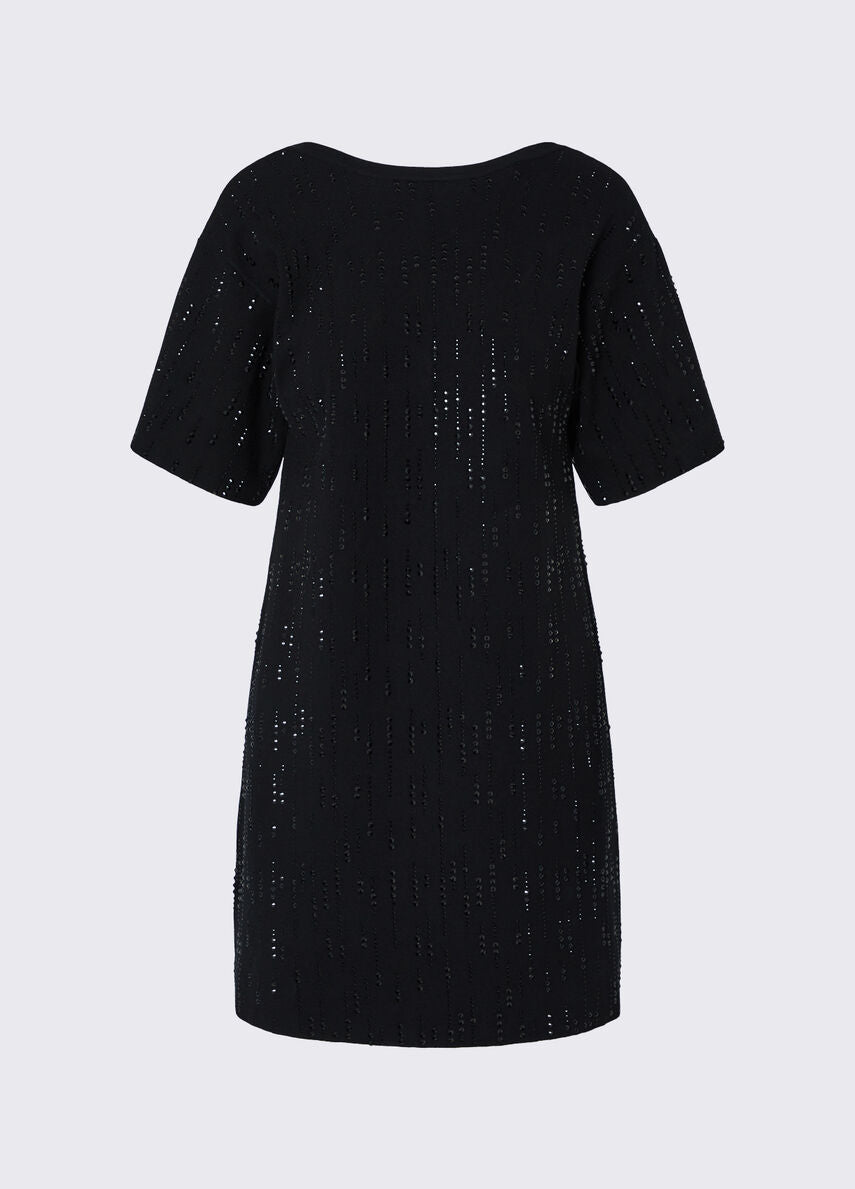 Abito in maglia con strass LIU JO CF6162