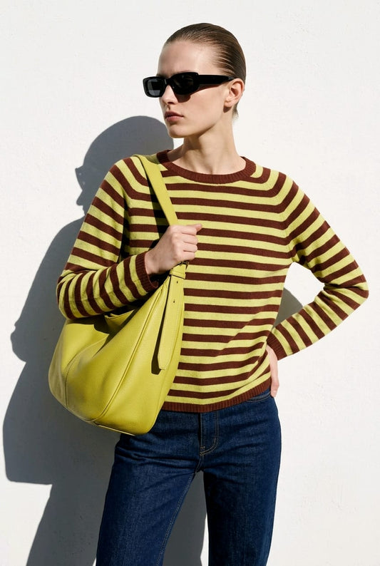 Maglia girocollo a righe MIABASIC PA264