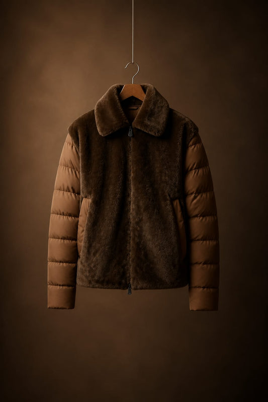 Piumino con ecopelliccia SAVETHEDUCK HANA