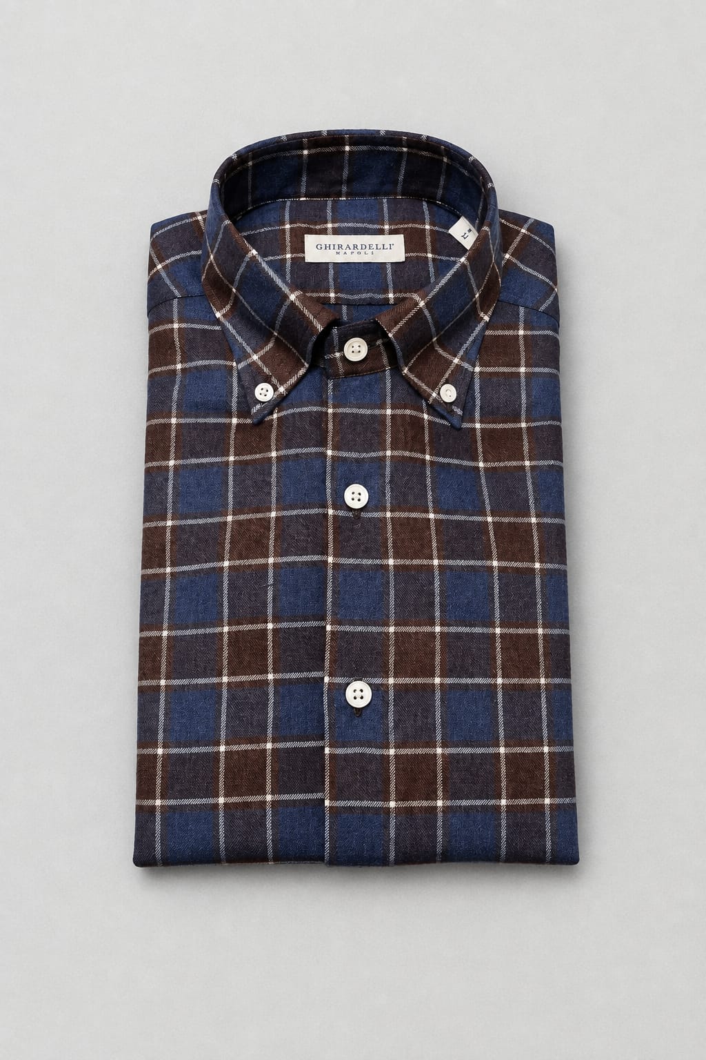 Camicia button down quadri GHIRARDELLI P4122