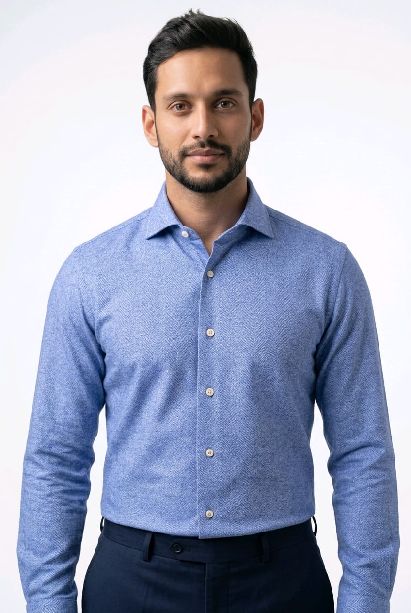 Camicia effetto spinato GHIRARDELLI NEXT FR389