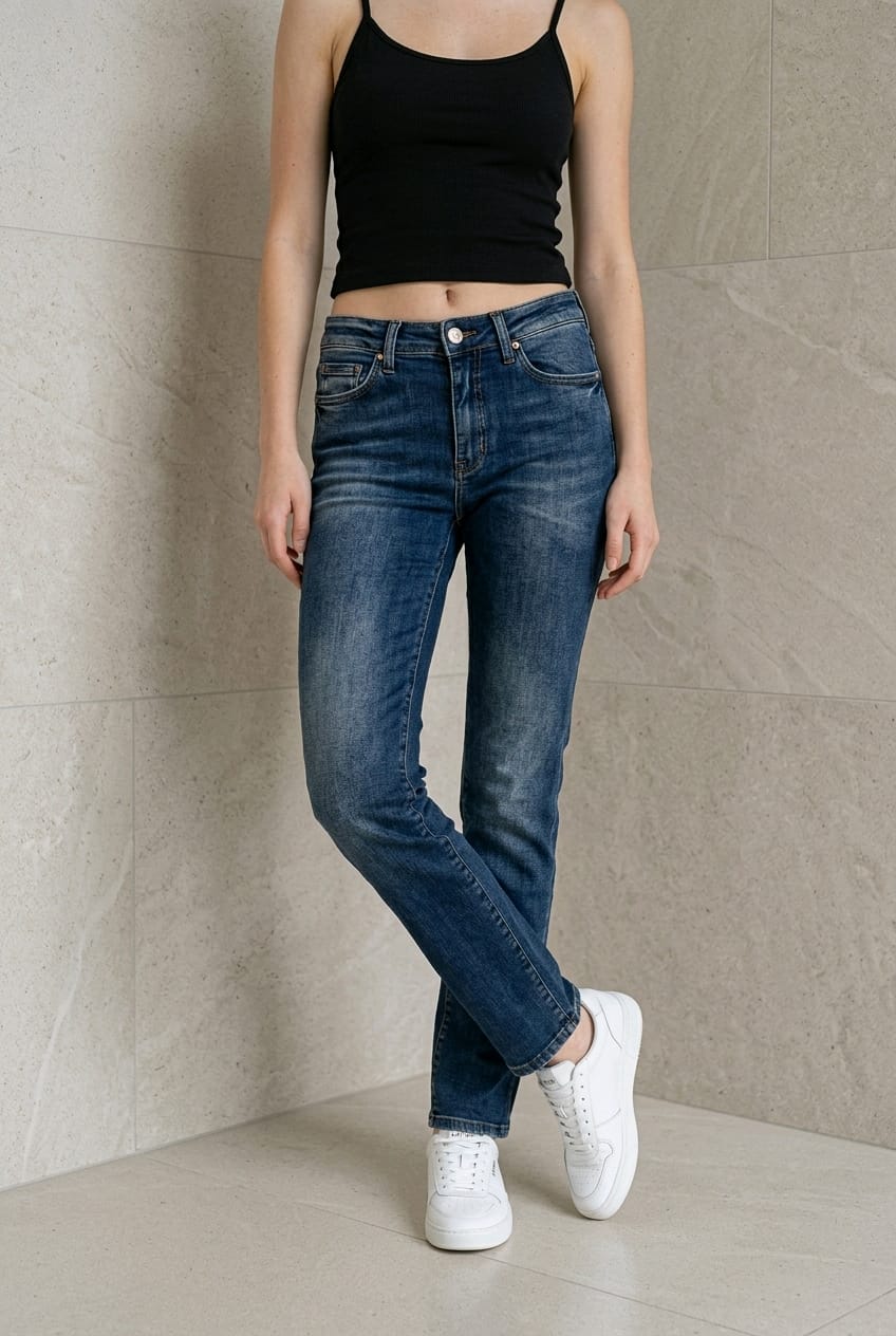 Jeans 5 tasche blu LATINO' JEANS LUCILLA 078