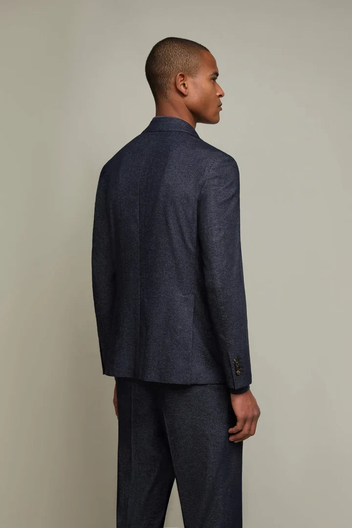 Abito blu melange LBM1911 64512