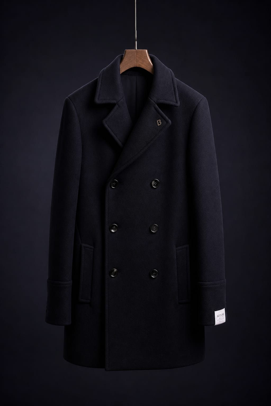 Cappotto doppio petto blu BRERAS MILANO CC1