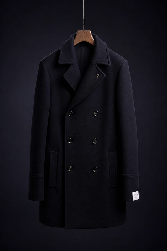 Cappotto doppio petto blu BRERAS MILANO CC1