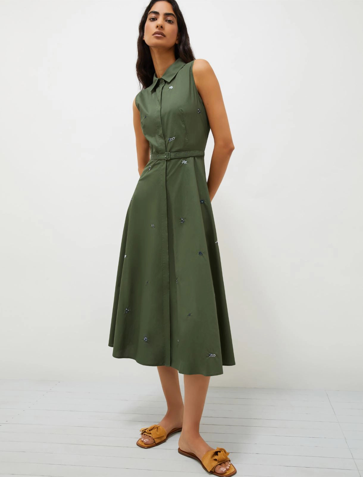 Abito fit and flare verde MARELLA ENSIGN