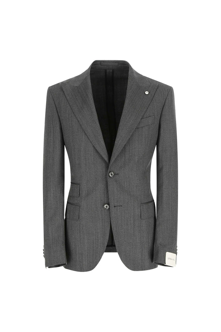 Abito spigato grigio LBM1911 53522