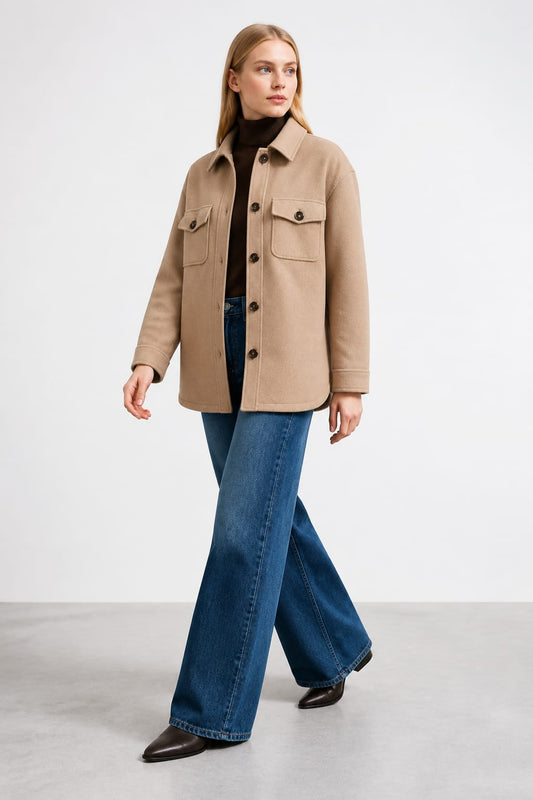 Giacca overshirt in panno DIANA GALLESI 8009