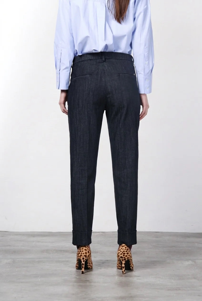 Pantalone chino in denim MASON'S DTE017DONNA