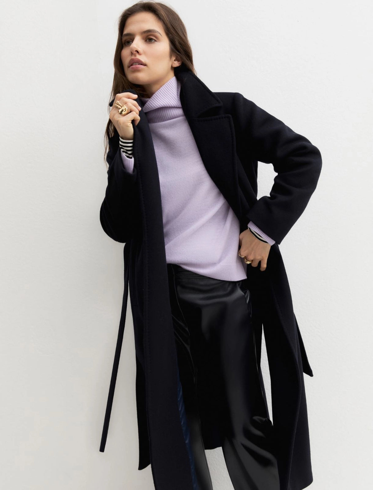 Cappotto in double con cintura EMME MARELLA EMMCOLIMBO