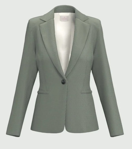 Blazer in velluto sottobosco EMME EMMERESIA