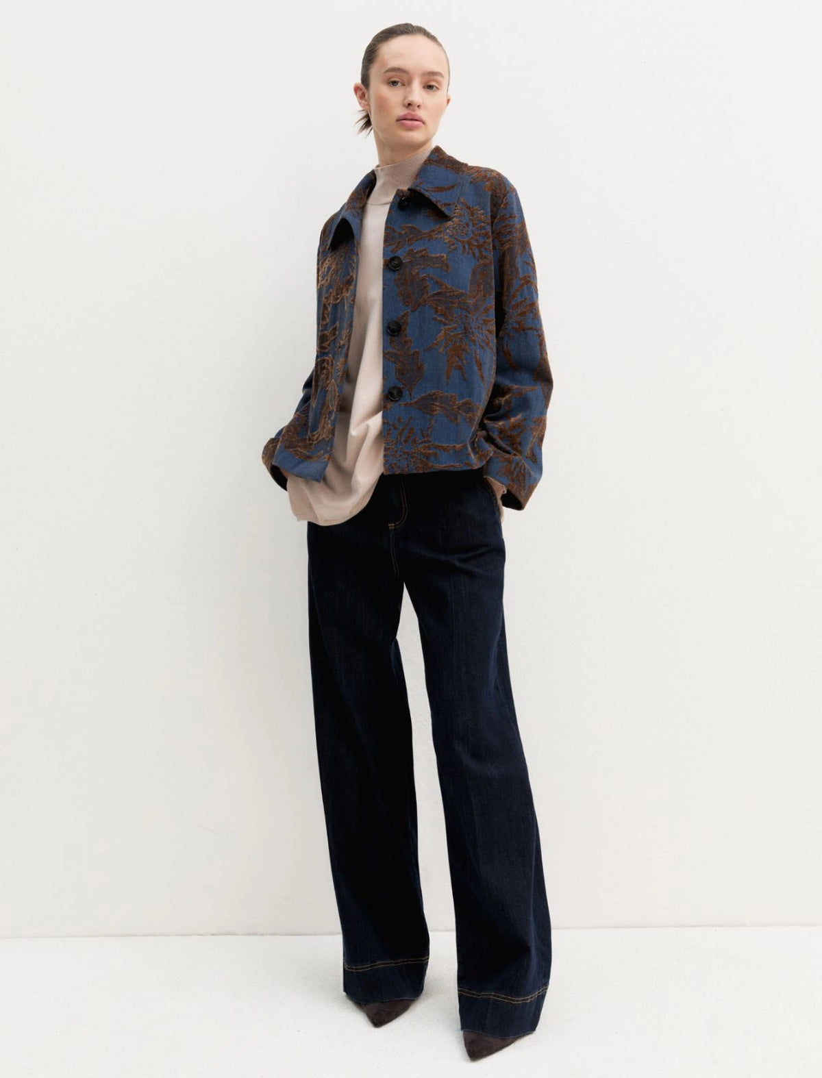 Giacca in denim jacquard EMME EMMGHIERA