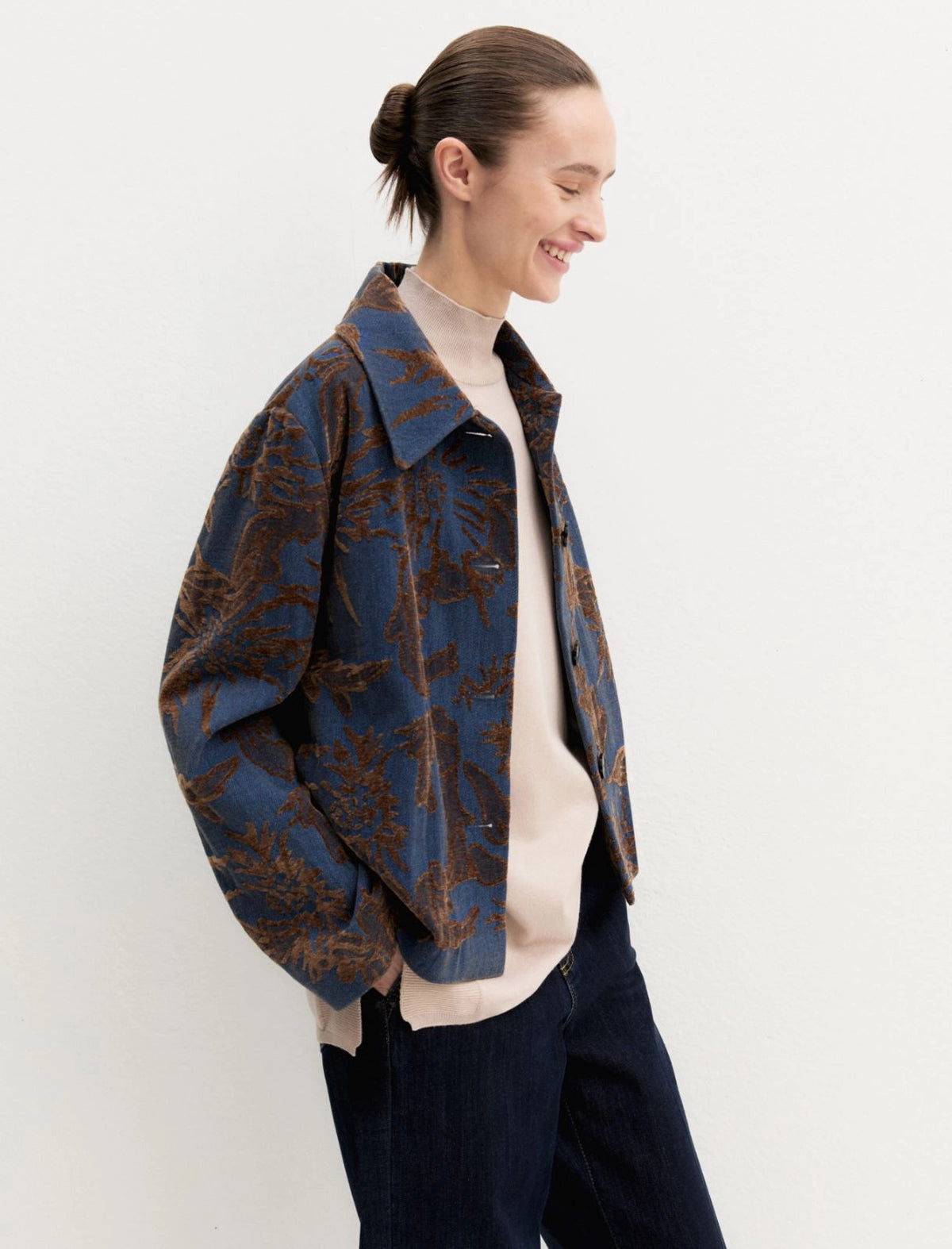 Giacca in denim jacquard EMME EMMGHIERA