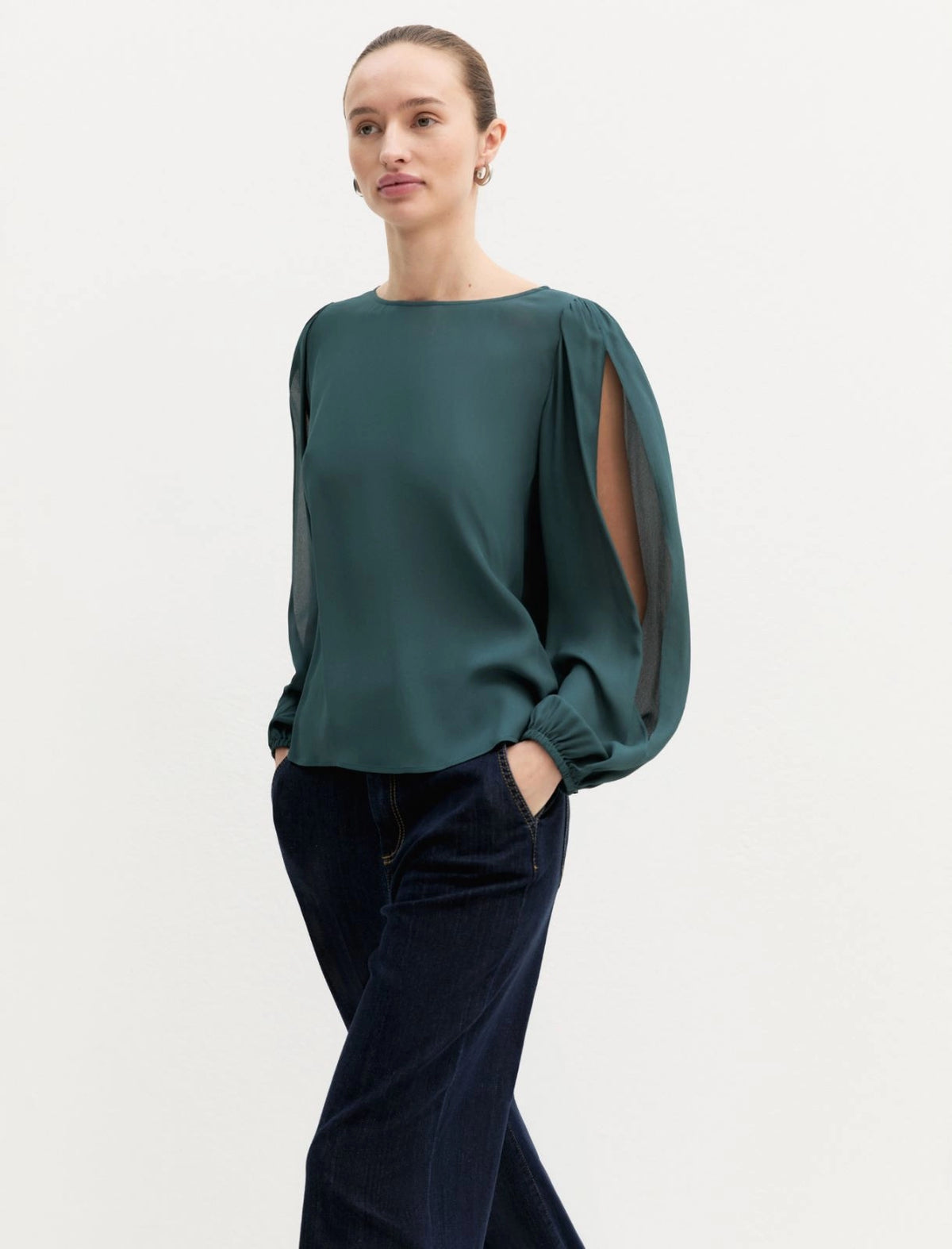 Blusa in crepe di viscosa EMME EMMCANAPA