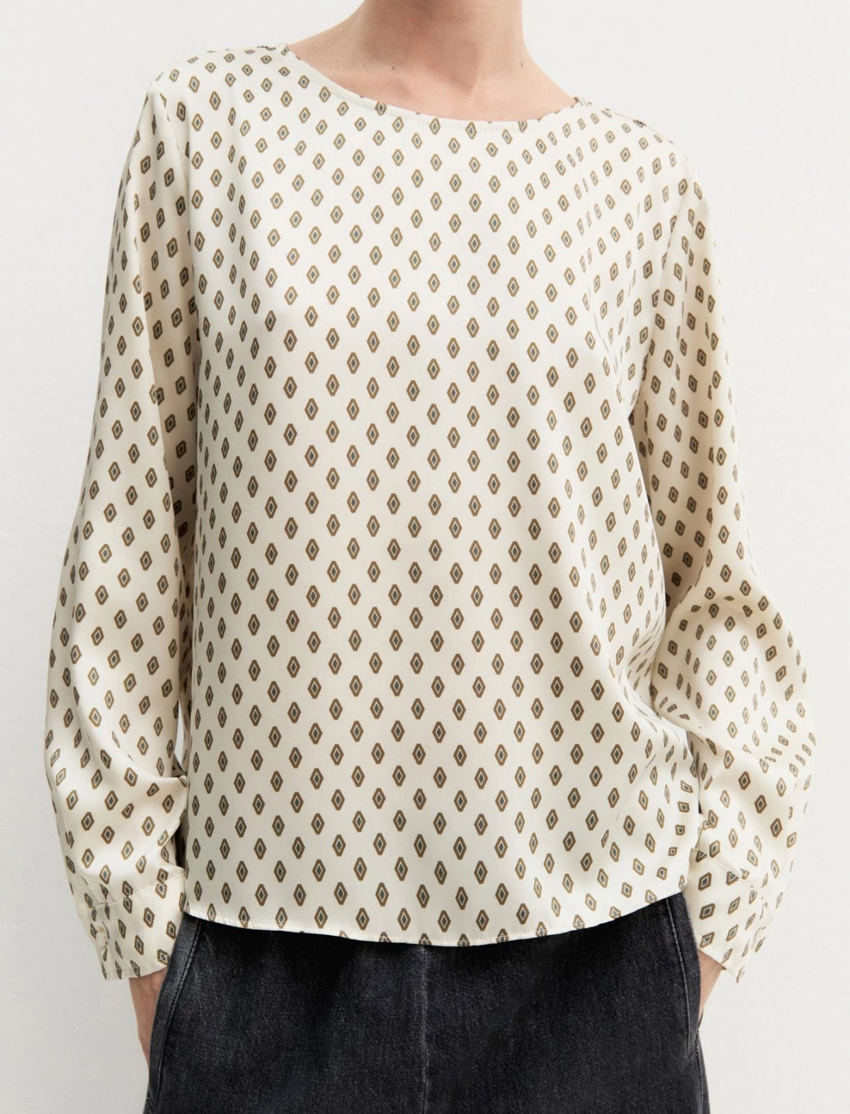 Blusa in twill stampato EMME EMMREGNO