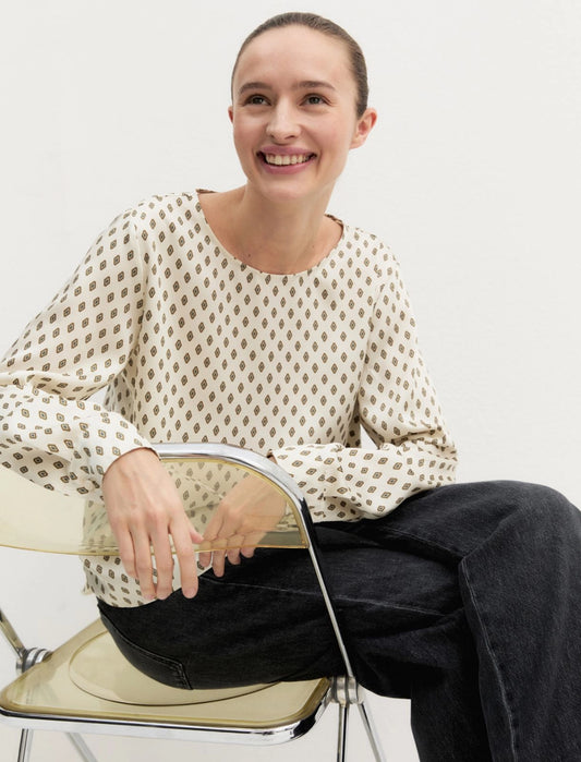 Blusa in twill stampato EMME EMMREGNO