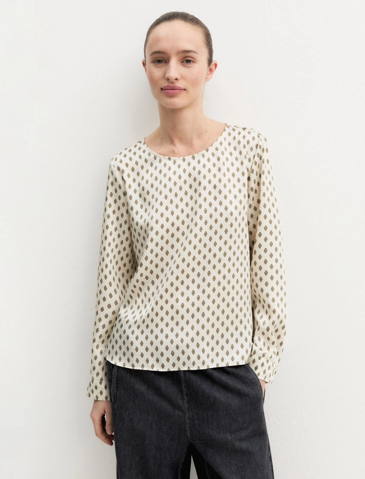 Blusa in twill stampato EMME EMMREGNO