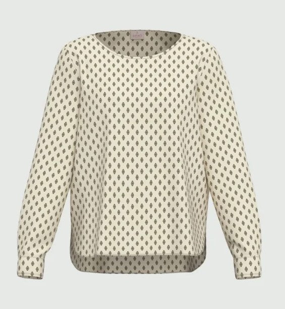 Blusa in twill stampato EMME EMMREGNO