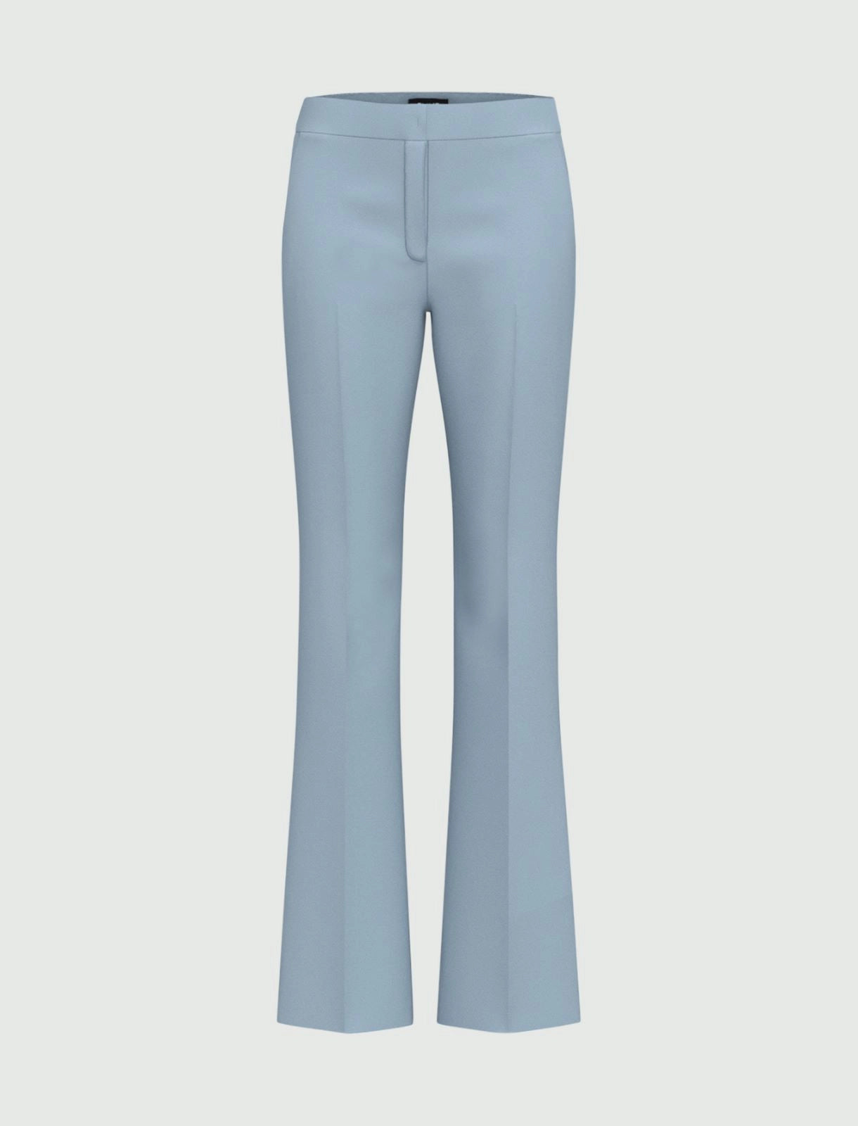 Pantalone in cotone azzurro EMME FOGLIA2