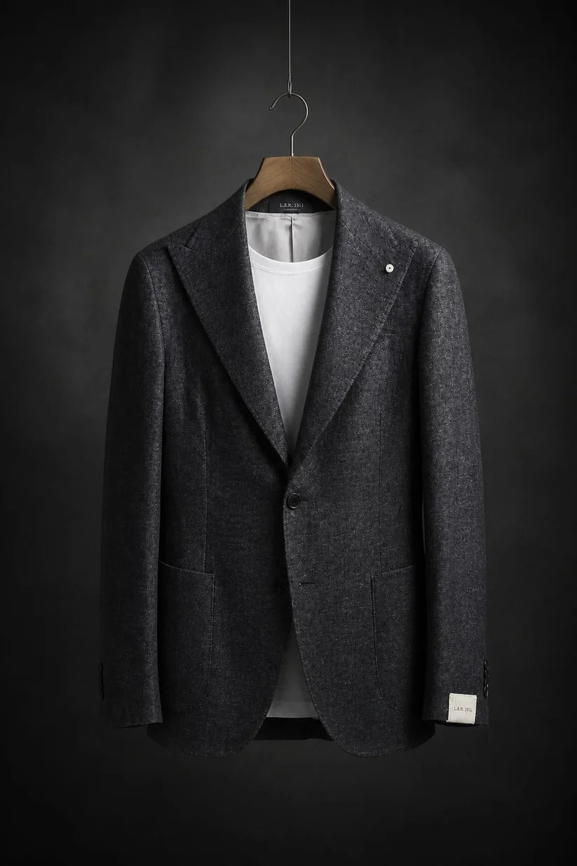 Abito blu melange LBM1911 64512