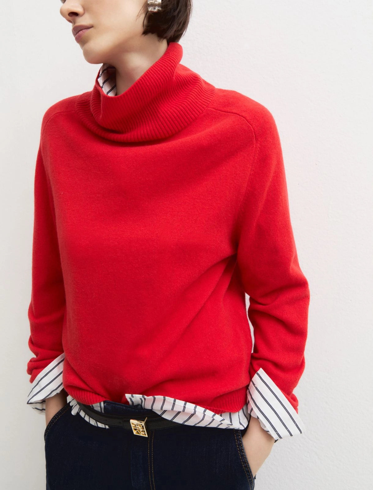 Maglia collo alto lana e cashmere EMME  EMMBABA