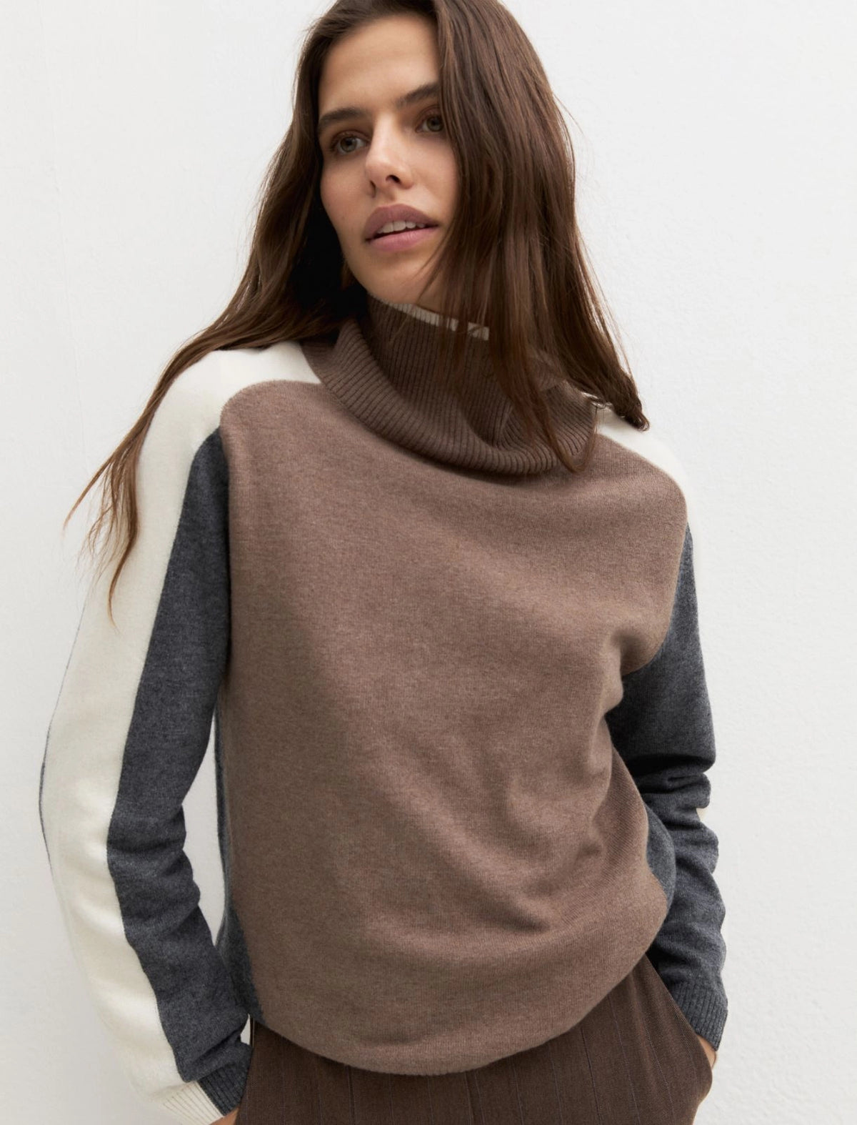 Maglia collo alto lana e cashmere EMME EMMBABA