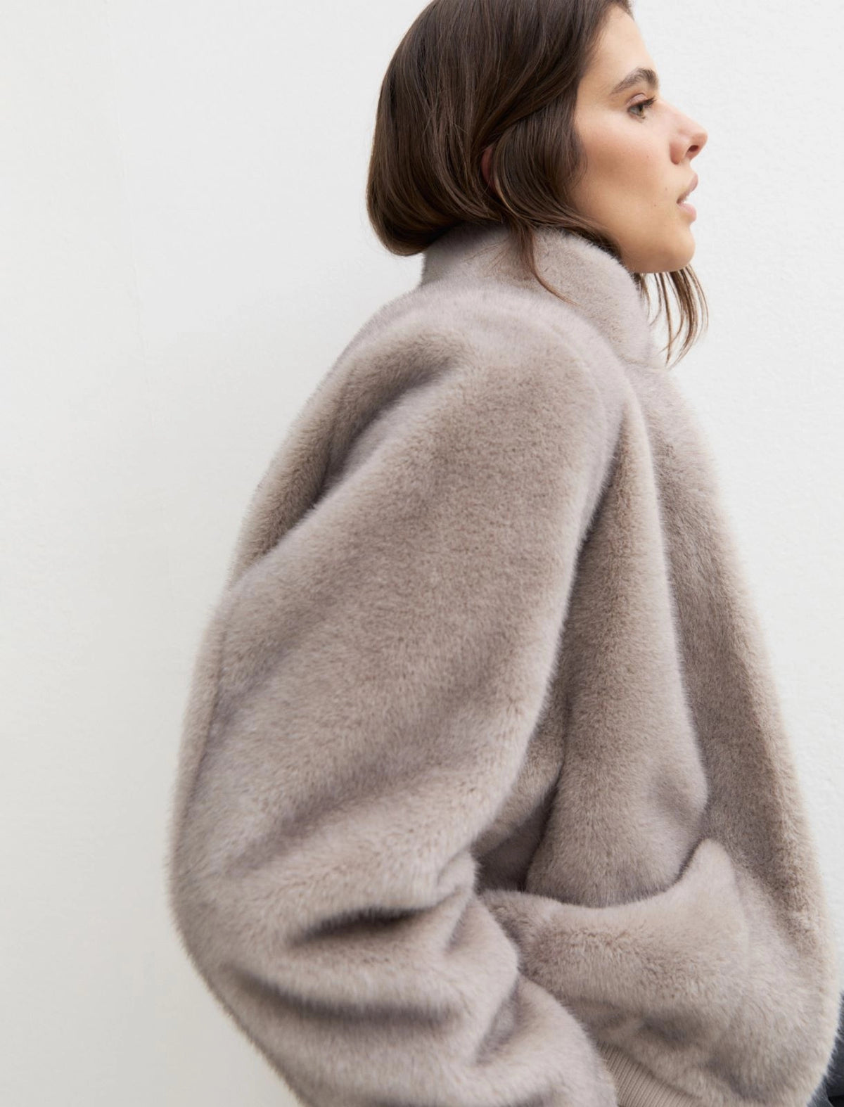 Bomber in tessuto furry EMME EMMPATIO