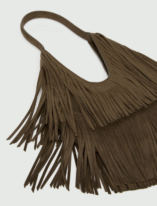 Borsa a spalla con frange EMME EMMGEODE