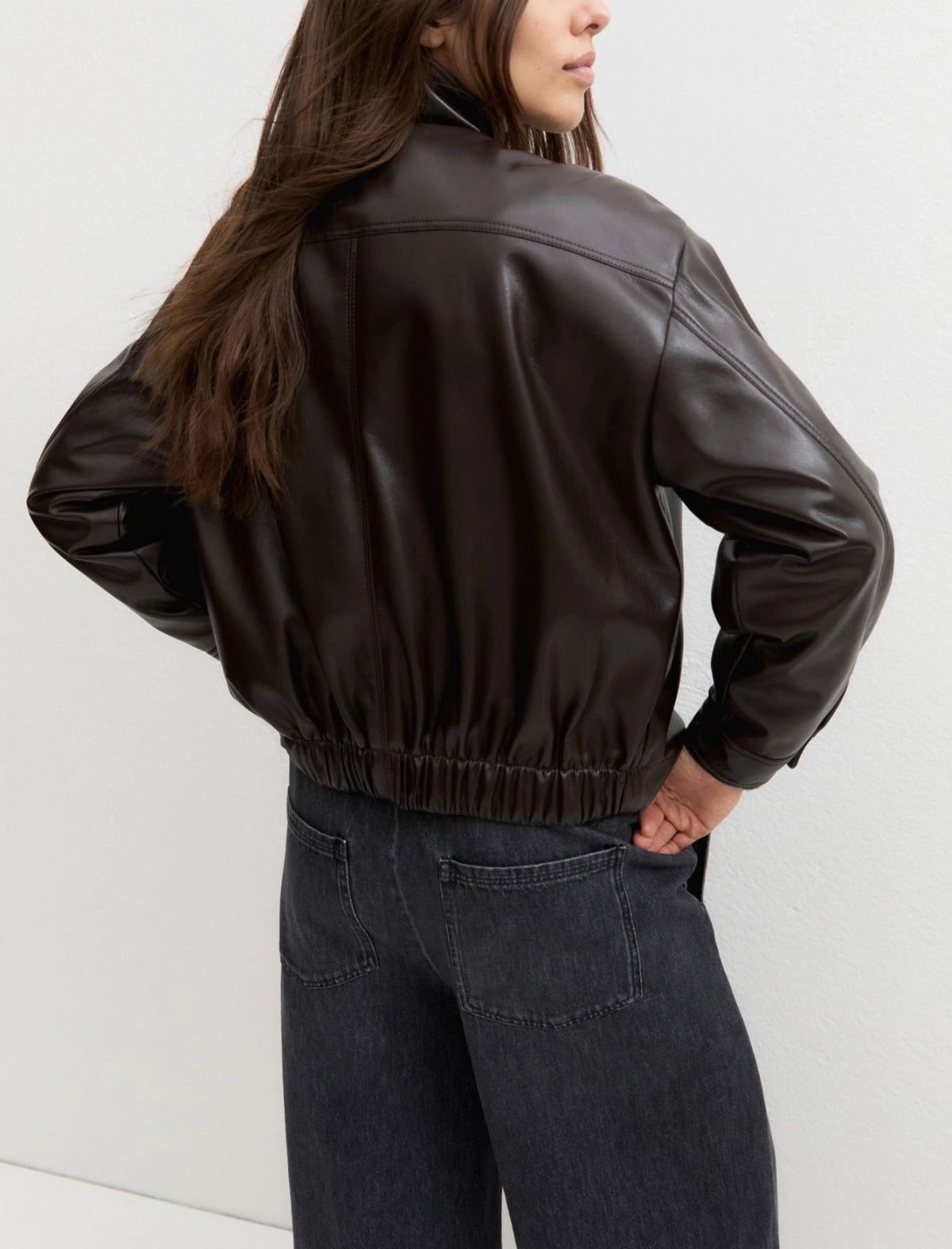 Bomber  ampio in jersey spalmato EMME MARELLA EMMPENSILE