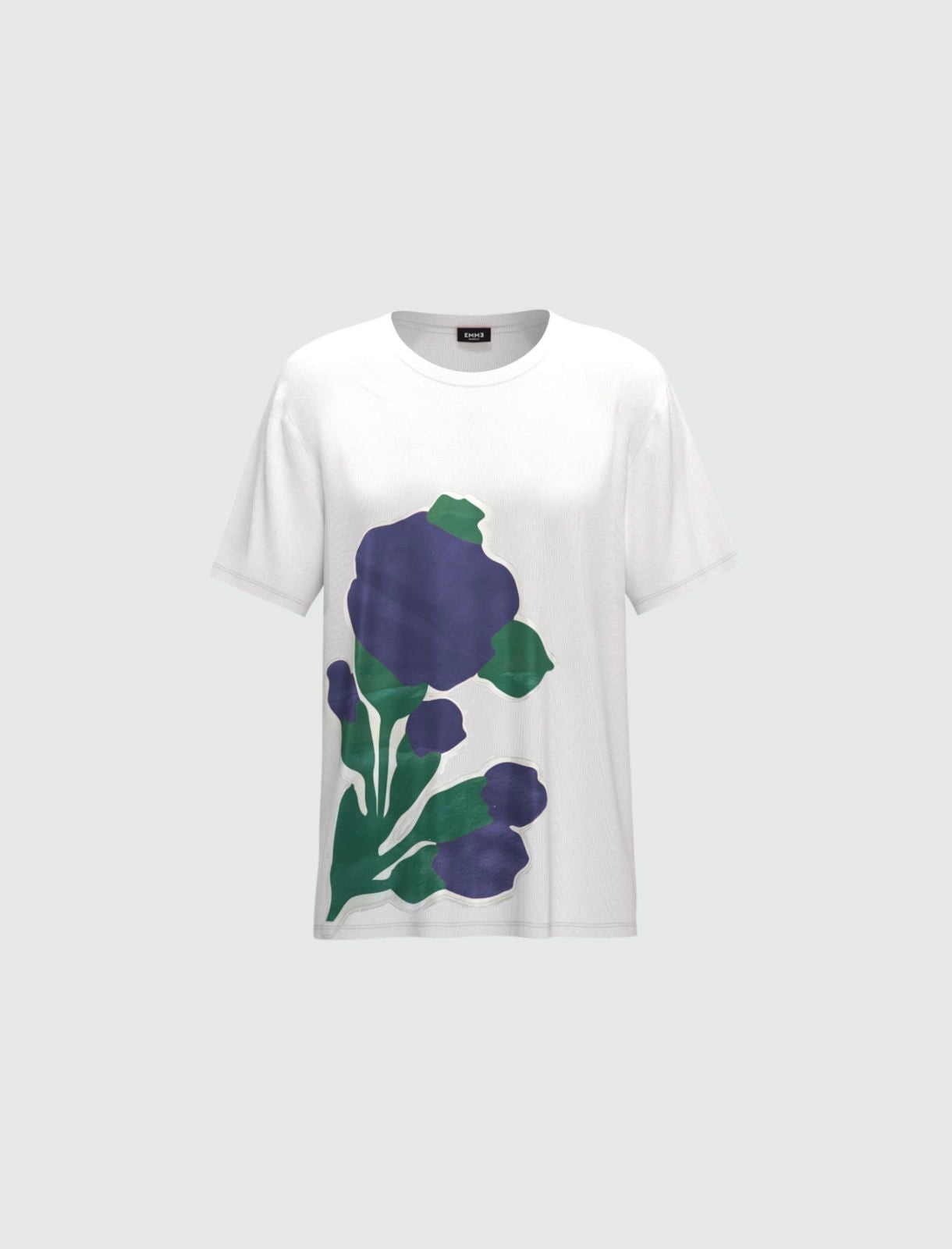 T shirt in jersey bianco EMME LINATE