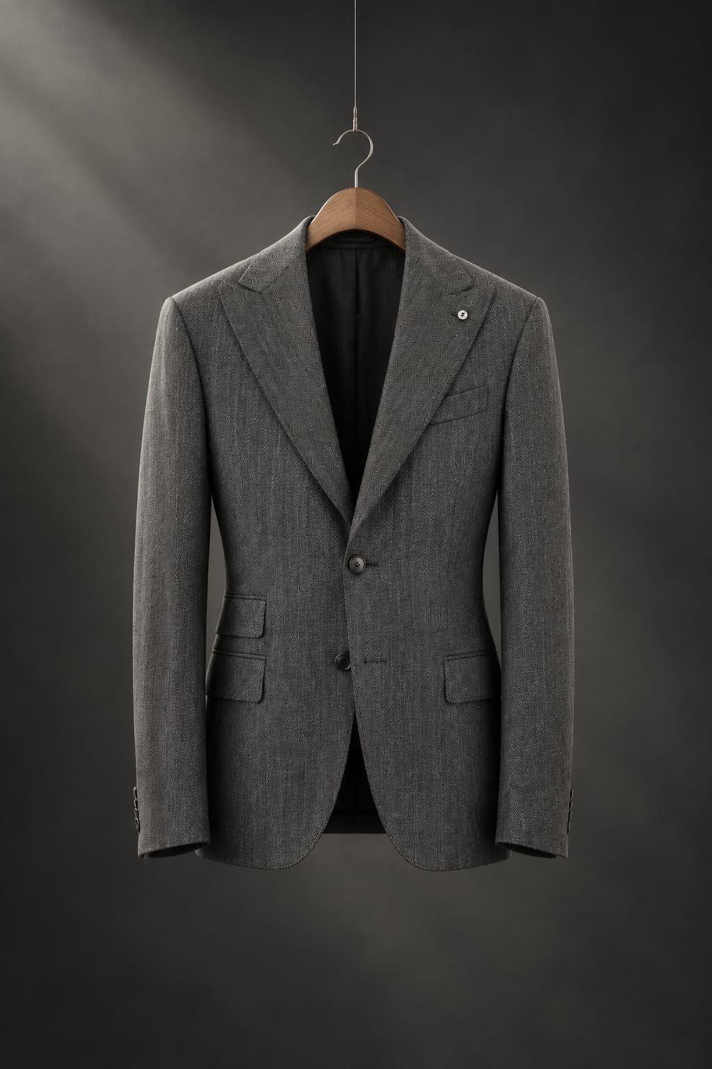 Abito spigato grigio LBM1911 53522
