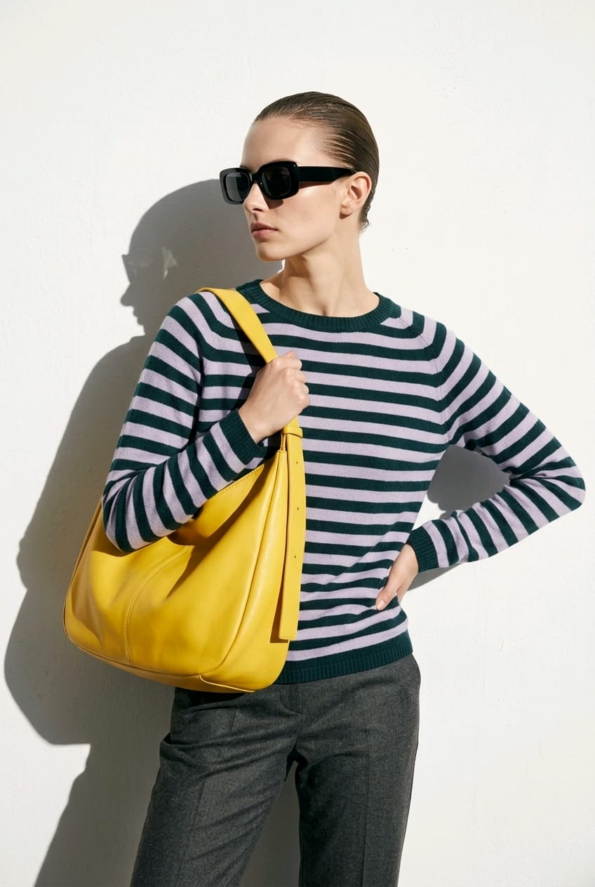 Maglia girocollo a righe MIABASIC PA264