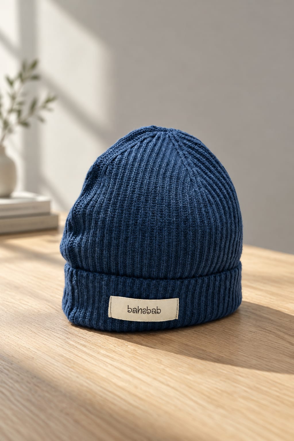 Cuffia in cashmere denim BAHOBAB W400