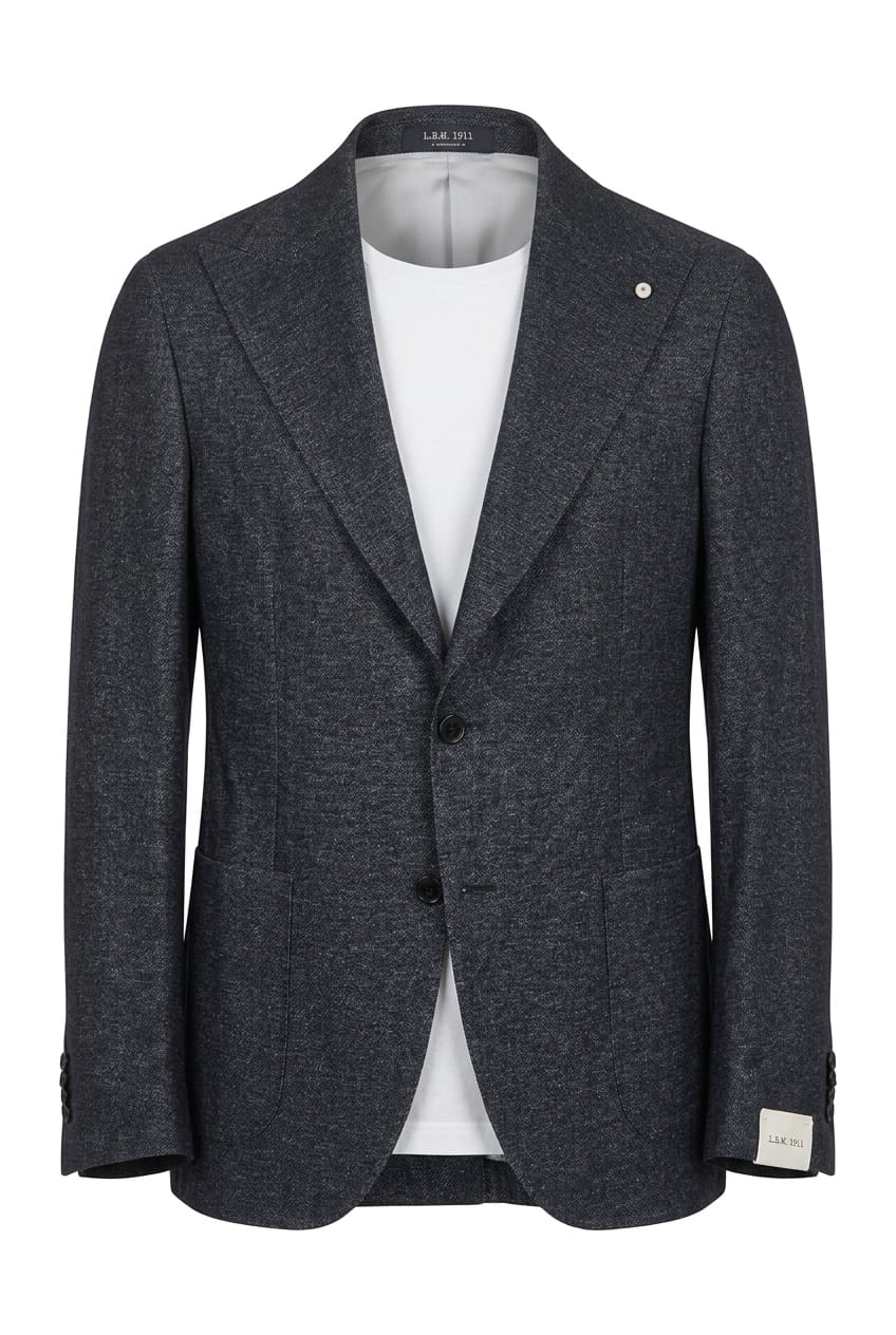 Giacca Steve blu melange LBM1911 64512