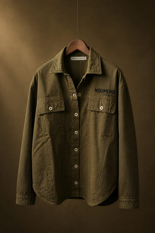 Overshirt verde NOUMENO CONCEPT J91