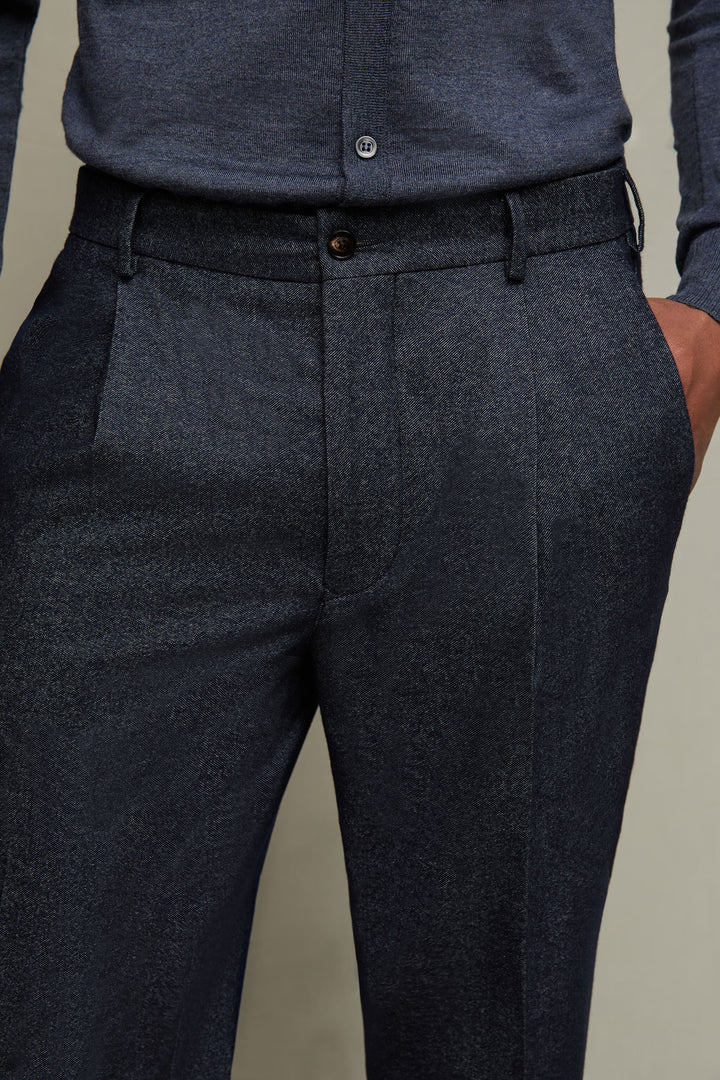 Abito blu melange LBM1911 64512