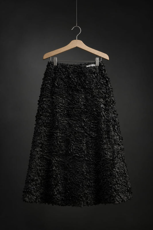 Gonna con petali tridimensionali NOUMENO CONCEPT G62