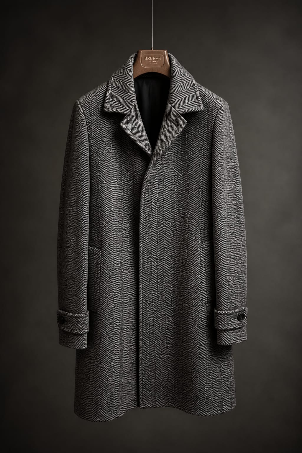 Cappotto spinato in pura lana BRERAS MILANO C14