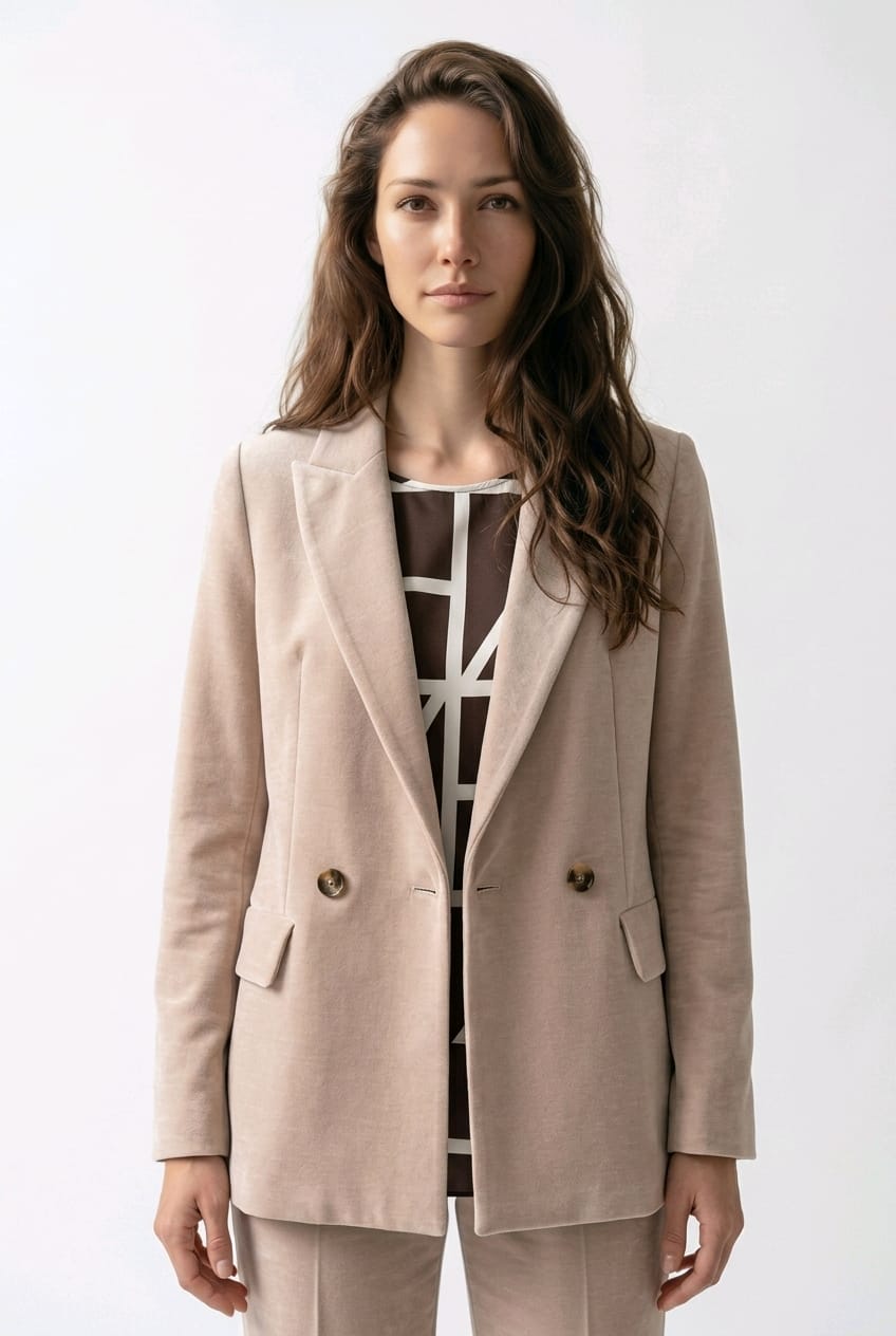 Blazer effetto ciniglia EMME EMMPONTE