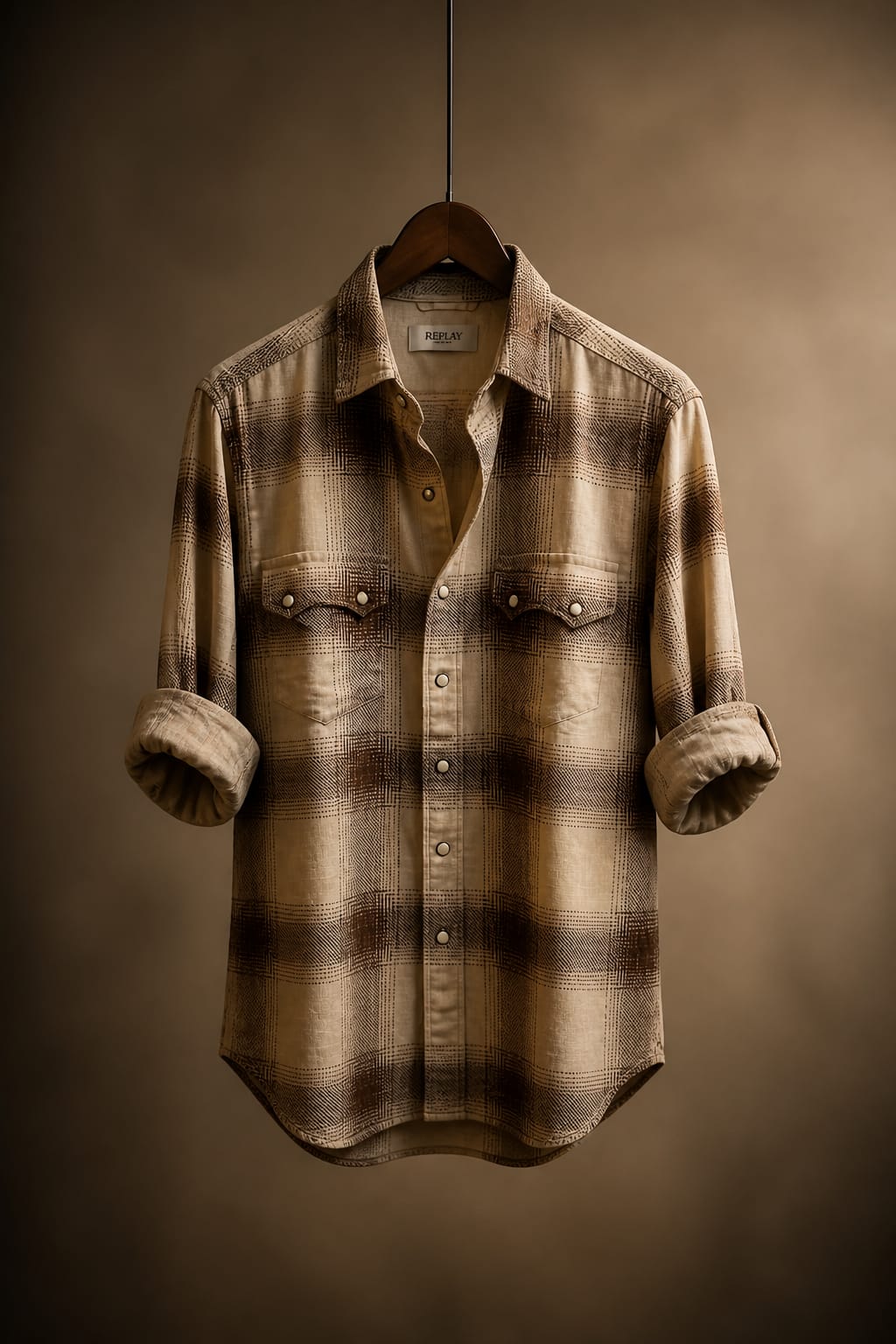 Camicia in check REPLAY 723SZW