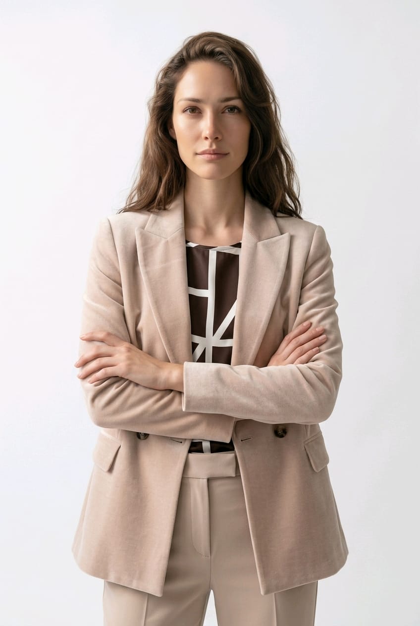 Blazer effetto ciniglia EMME EMMPONTE