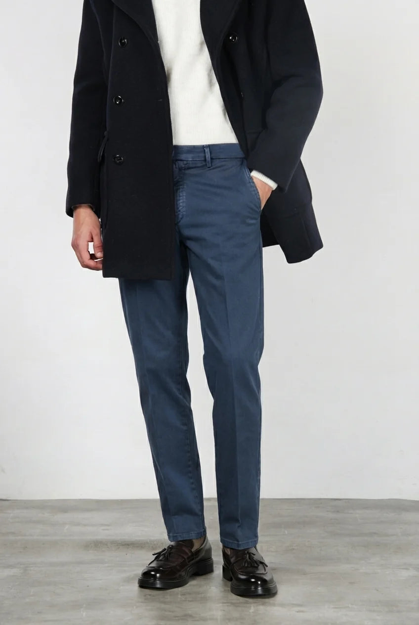 Pantalone in bull strecht carrot fit MASON'S MBE181